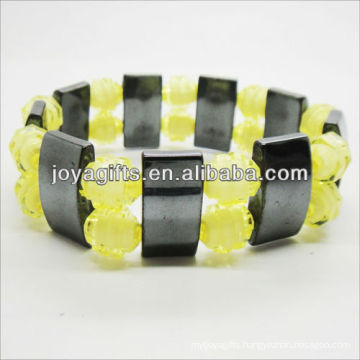 01B5009-6/new products for 2013/hematite spacer bracelet jewelry/hematite bangle/magnetic hematite health bracelets